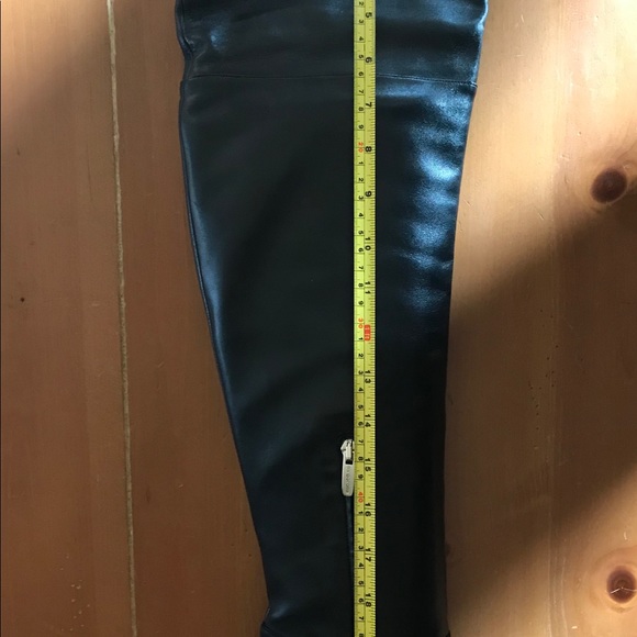 Authentic Sergio Rossi Over-The-Knee Leather Boots Size 40 - Picture 11 of 16